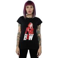 Marvel Women's Black Widow Movie Logo Artwork Cotton T-Shirt | Size: Small