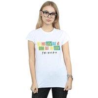 Friends Women's They Dont Know Script Cotton T-Shirt in White | Size: Small