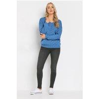 Long Tall Sally Women's Tall Skinny Jeans in Black | Size: 8L