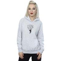 Disney Women's Tinkerbell Fairy Good Life Hoodie in Grey | Size: XL