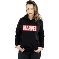 Marvel Comics Women's Classic Logo Hoodie in Black | Size: XL