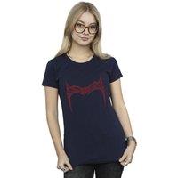 Marvel Women's Doctor Strange Wanda Crown Cotton T-Shirt in Navy | Size: Medium