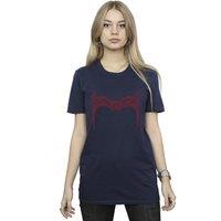 Marvel Women's Doctor Strange Wanda Crown Cotton Boyfriend T-Shirt in Navy | Size: 2XL