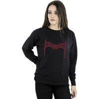Marvel Women's Doctor Strange Wanda Crown Sweatshirt in Black | Size: 2XL