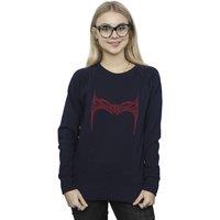 Marvel Women's Doctor Strange Wanda Crown Sweatshirt in Navy | Size: Large