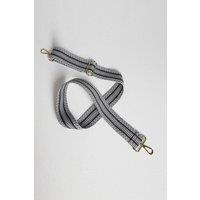 Betsy & Floss Women's Crossbody Strap Black Aztec in Gold