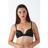 Little Women Women's 'Pearl' Non Wired Padded Boost Small Cup (AA-A-B) Bra in Black | Size: 38