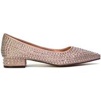 XY London Women's 'Gemini' Diamante Sparkly Heels Wedding Shoes Bridal Heels in Rose Gold | Size: 3