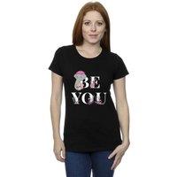 Disney Women's Dumbo Be You Cotton T-Shirt in Black | Size: Medium