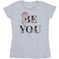 Disney Women's Dumbo Be You Cotton T-Shirt in Grey | Size: Large