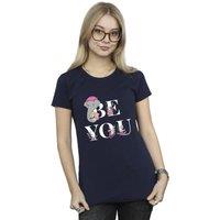 Disney Women's Dumbo Be You Cotton T-Shirt in Navy | Size: Medium
