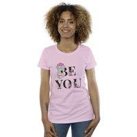 Disney Women's Dumbo Be You Cotton T-Shirt in Baby Pink | Size: Medium