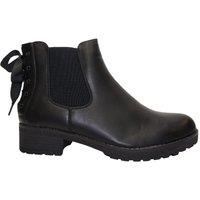 IVACHY Women's Women Ankle Chelsea Boots in Black | Size: 6