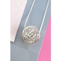 Otis Jaxon London Women's Nest Sterling Silver Knot Necklace