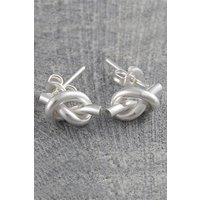 Otis Jaxon London Women's Friendship Knot Sterling Silver Stud Earrings