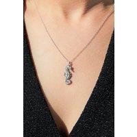 Otis Jaxon London Women's Seahorse Sterling Silver Necklace