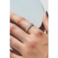 Otis Jaxon London Women's Wire Contemporary Sterling Silver Ring in Gold | Size: K