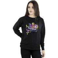 Marvel Women's Guardians Of The Galaxy Groot Gaming Holo Sweatshirt in Black | Size: 2XL