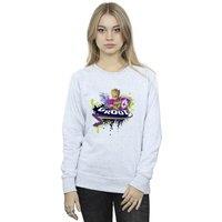 Marvel Women's Guardians Of The Galaxy Groot Gaming Holo Sweatshirt in Grey | Size: Small