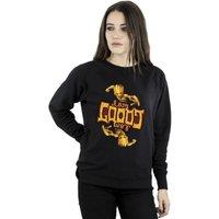 Marvel Women's Guardians Of The Galaxy Groot Inverted Grain Sweatshirt in Black | Size: Medium