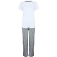 Towel City Women's Pyjama Set in White | Size: 2XL
