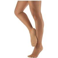 Silky Women's Dance Professional Fishnet Tights (1 Pair) in Brown | Size: Small