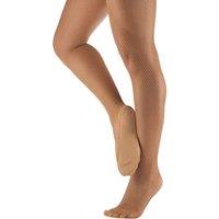 Silky Women's Dance Professional Fishnet Tights (1 Pair) in Brown | Size: Medium