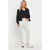 PixieGirl Women's Petite Skinny Jeans in White | Size: 16S