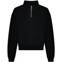 AWDis Women's Cropped Sweatshirt in Midnight | Size: XS