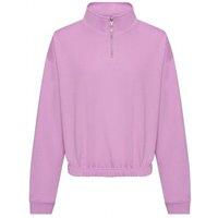 AWDis Women's Cropped Sweatshirt in Lavender | Size: Small