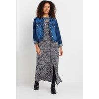 M&Co Women's Maxi Dress in Blue | Size: 10