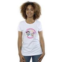 Disney Women's Minnie Mouse Daisy Friendship Cotton T-Shirt in White | Size: 2XL