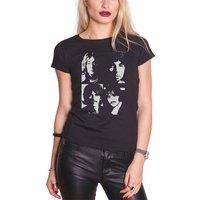 The Beatles Women's Back In the USSR Back Print T-Shirt in Black | Size: XL