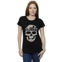 The Goonies Women's Map Skull Cotton T-Shirt in Black | Size: 2XL