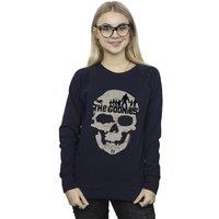 The Goonies Women's Map Skull Sweatshirt in Navy | Size: XL