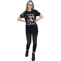 Disney Women's Every Fairy Tale Needs A Villain Cotton Boyfriend T-Shirt in Black | Size: 3XL