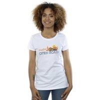 Disney Women's Cars Explore The Open Road Cotton T-Shirt in White | Size: 2XL