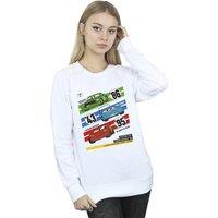 Disney Women's Cars Piston Cup Champions Sweatshirt in White | Size: 2XL