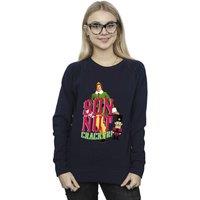 Elf Women's Son Of A Nutcracker Sweatshirt in Navy | Size: 2XL