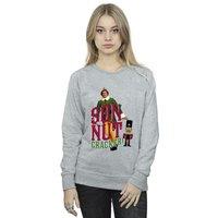 Elf Women's Son Of A Nutcracker Sweatshirt in Grey | Size: Small