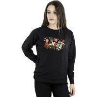 Elf Women's Santa Fa La La Sweatshirt in Black | Size: Small