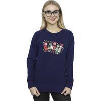 Elf Women's Santa Fa La La Sweatshirt in Navy | Size: Small