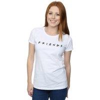 Friends Women's Logo Cotton T-Shirt in White | Size: XL