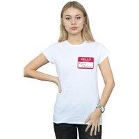 Friends Women's Regina Phalange Name Tag Cotton T-Shirt in White | Size: Small