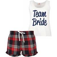 60 SECOND MAKEOVER Women's Team Bride Pyjama Set in Red | Size: Small