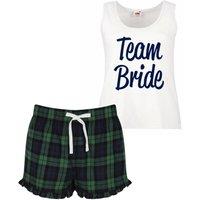 60 SECOND MAKEOVER Women's Team Bride Pyjama Set in Green | Size: Medium