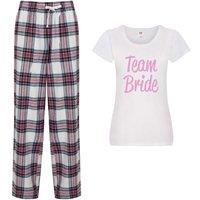 60 SECOND MAKEOVER Women's Team Bride Pyjama Set in Pink | Size: XL