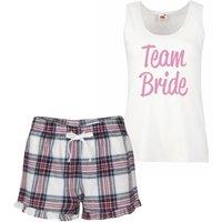 60 SECOND MAKEOVER Women's Team Bride Pyjama Set in Pink | Size: Large