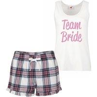 60 SECOND MAKEOVER Women's Team Bride Pyjama Set in Pink | Size: XS