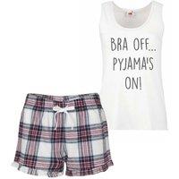 60 SECOND MAKEOVER Women's Bra Off-Pyjamas On Pyjama Set in Pink | Size: Medium